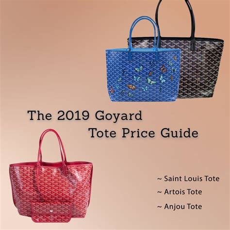 goyard bags price list